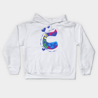 Letter C Kids Hoodie